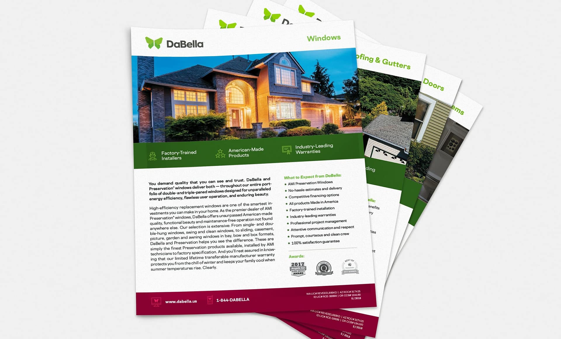 DaBella Service Sheets